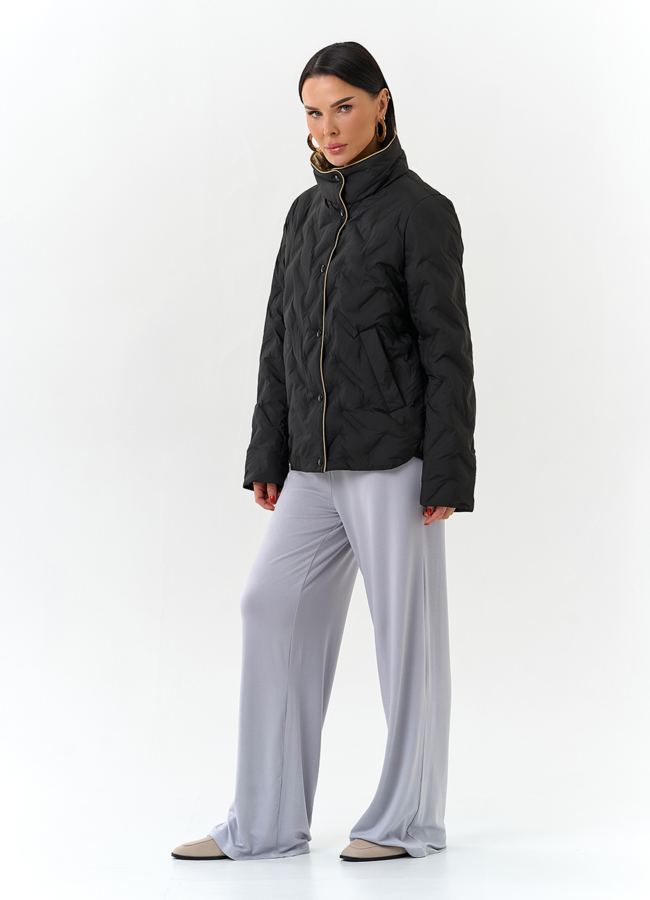 Женская куртка с воротником стойкой модель № 32569 в рассрочку