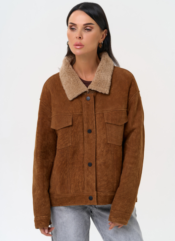 Женская дубленка - "рубашка"