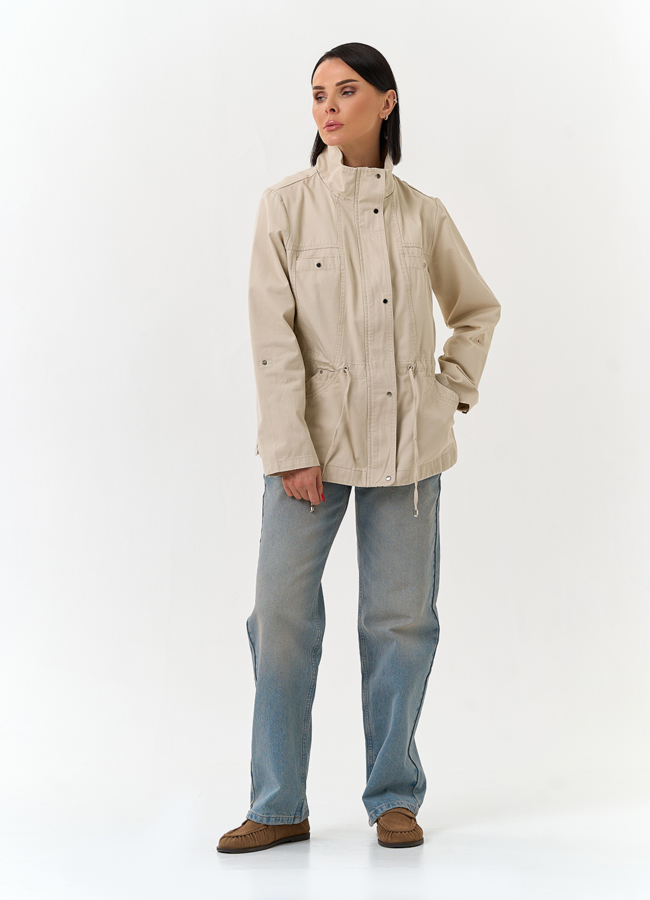 Женская ветровка с воротником стойкой модель № 33122 в кредит