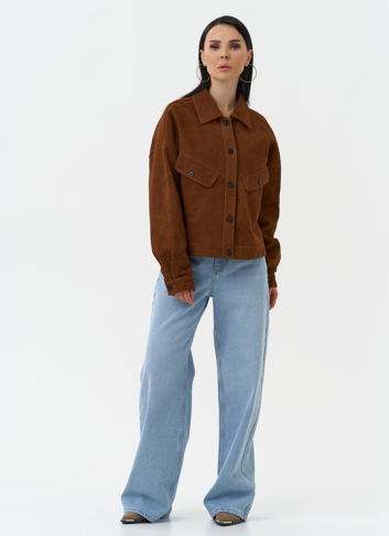 Женская куртка из натуральной замши