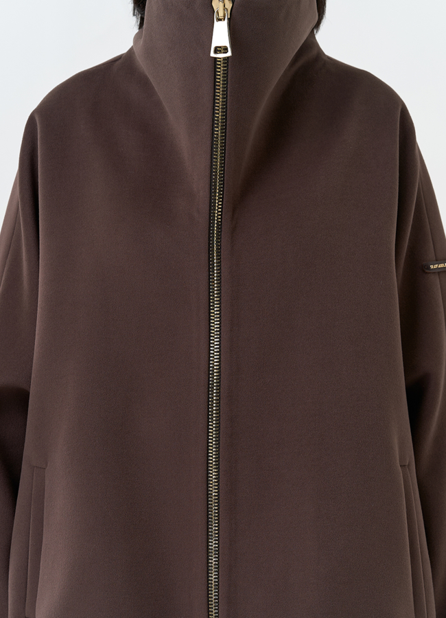 Женское укороченное пальто с высоким воротником модель № 32558 универмаг малина