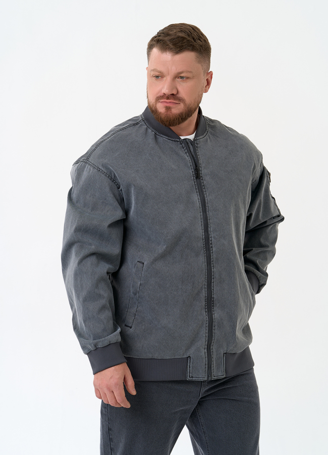 Мужская куртка бомбер  модель № 30492 универмаг малина