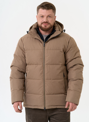 Мужской пуховик с капюшоном 