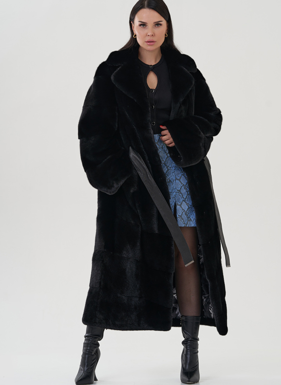 Шуба из аукционного меха норки