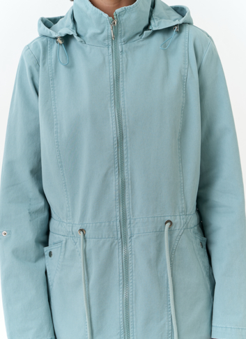 Женская ветровка с капюшоном