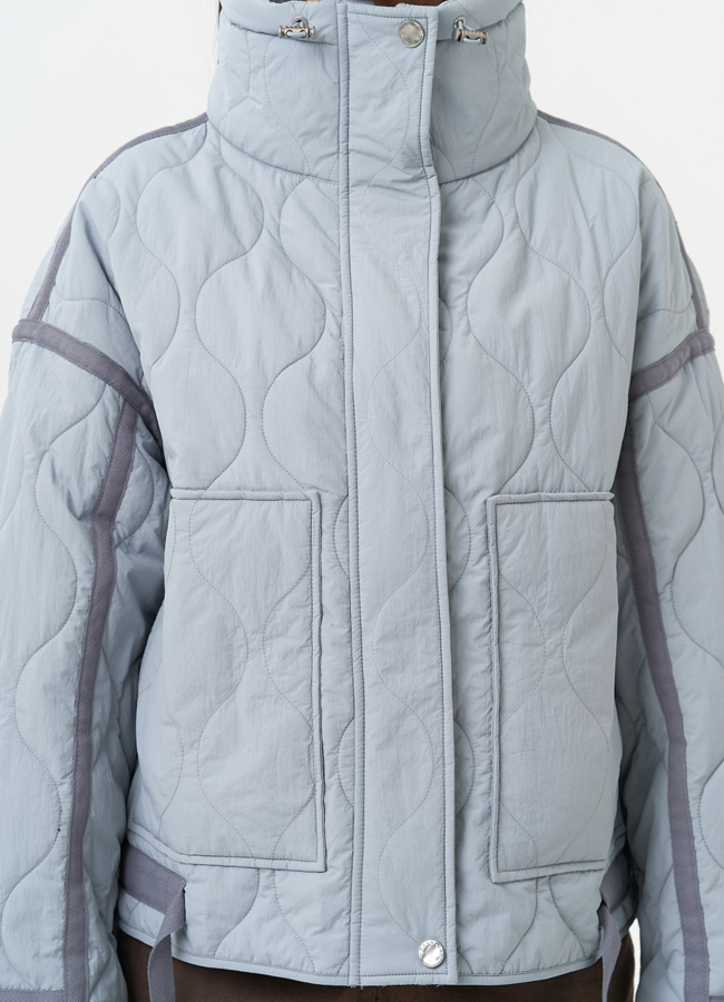 Короткая куртка с воротником стойкой модель № 30048 универмаг малина