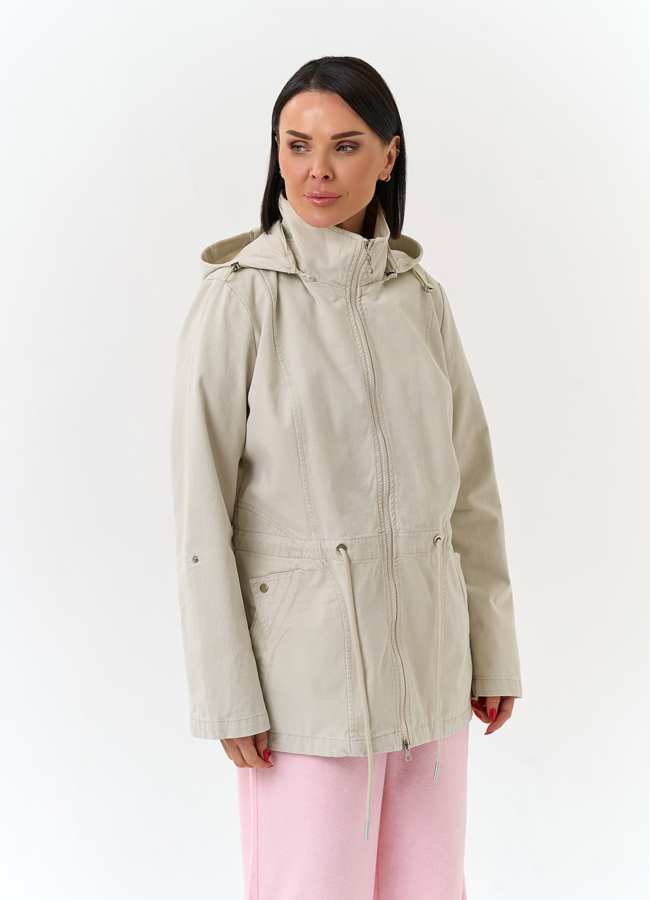 Женская ветровка с капюшоном модель № 33137 универмаг малина